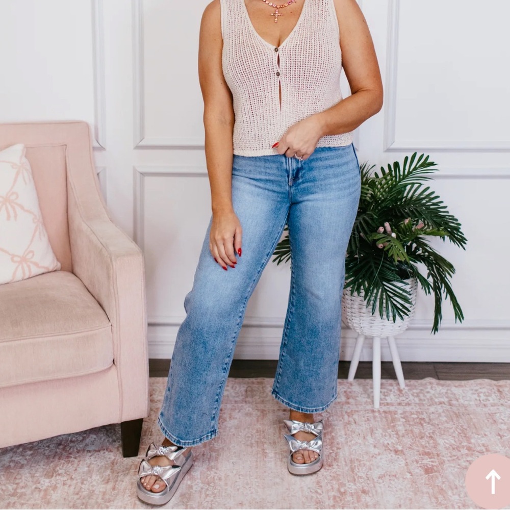 Stylish Light Blue Women's Flare Jeans